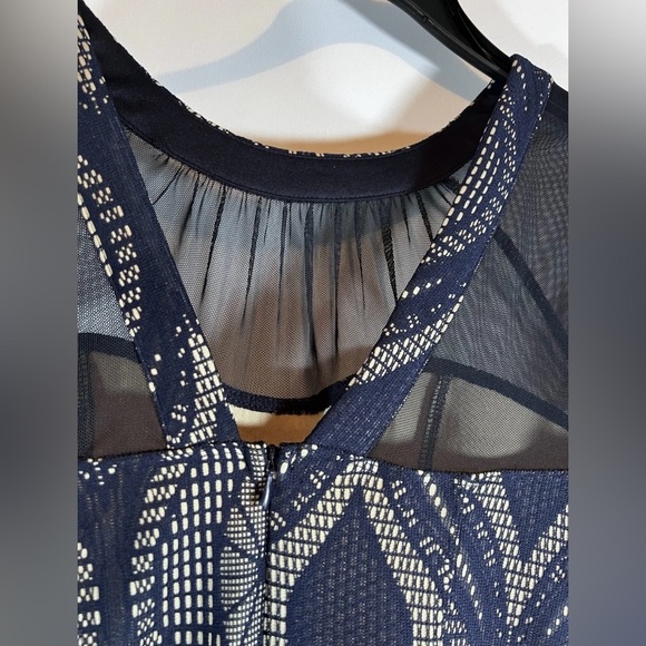 Enfocus Studio Elegant Dress Fit Blue Women’s Size 8 - Picture 13 of 14